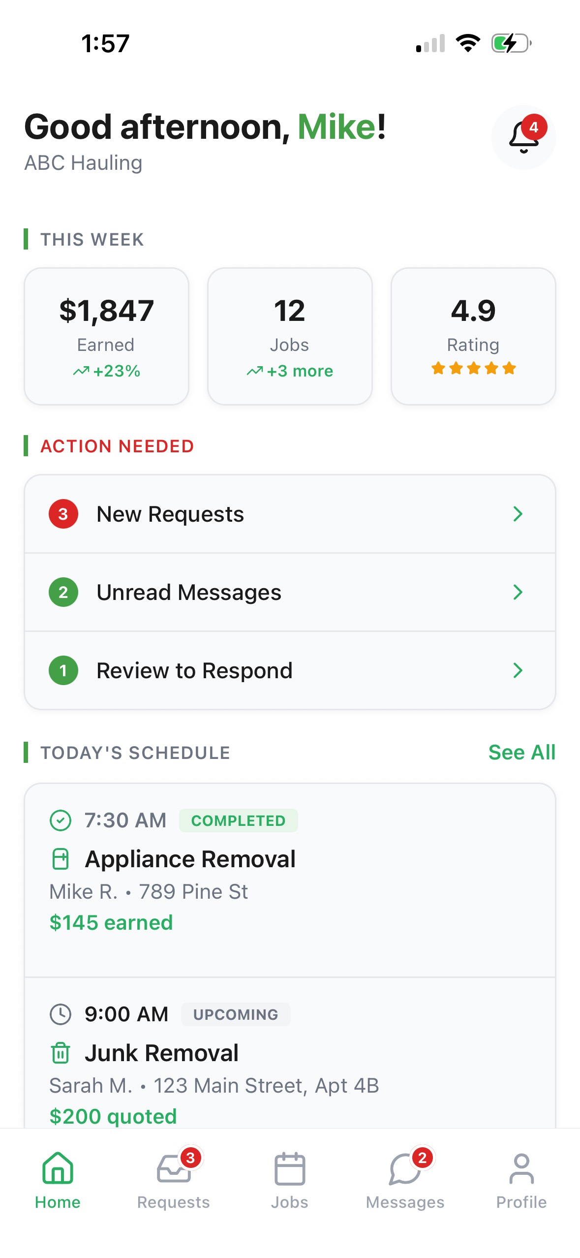 WasteMrkt Provider App
